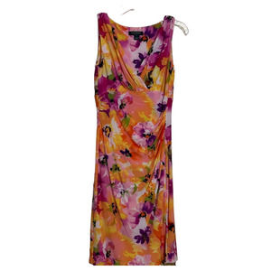 Lauren Ralph Lauren Floral Midi Dress Size 6